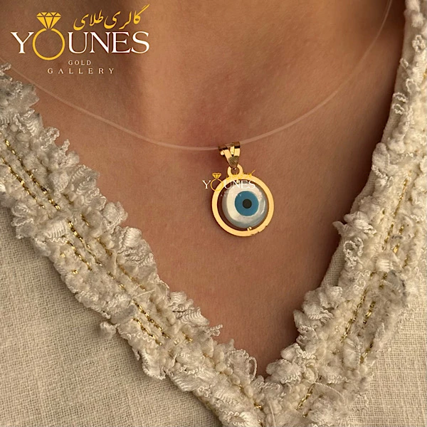 آویز سواروسکی چشم نظر طلا